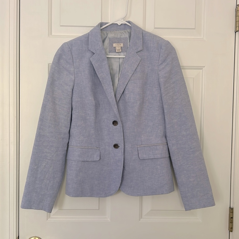 Women's Linen J Crew Factory Blazer size 4